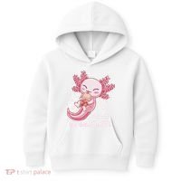 Funny Bobaxolotl Boba Tea Bubble Milk Kawaii Axolotl Anime  Kids Hoodie thumb 0