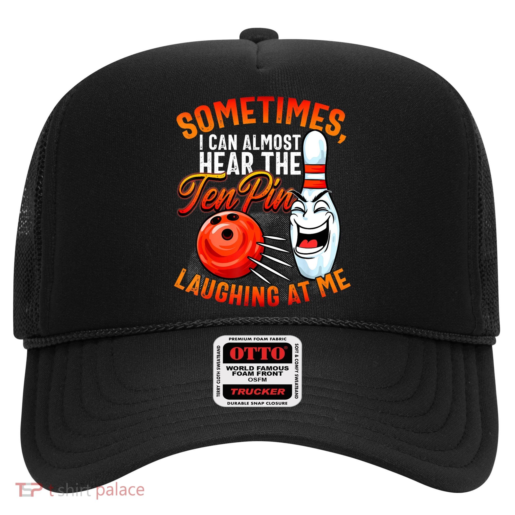 Funny Bowling , Bowler Tee, Tenpin Bowling, Ten Pin Hat