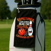 Funny Bowling , Bowler Tee, Tenpin Bowling, Ten Pin Golf Towel thumb 2