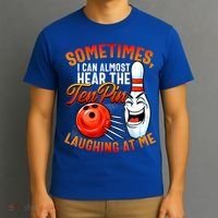 Funny Bowling , Bowler Tee, Tenpin Bowling, Ten Pin T-Shirt thumb 3