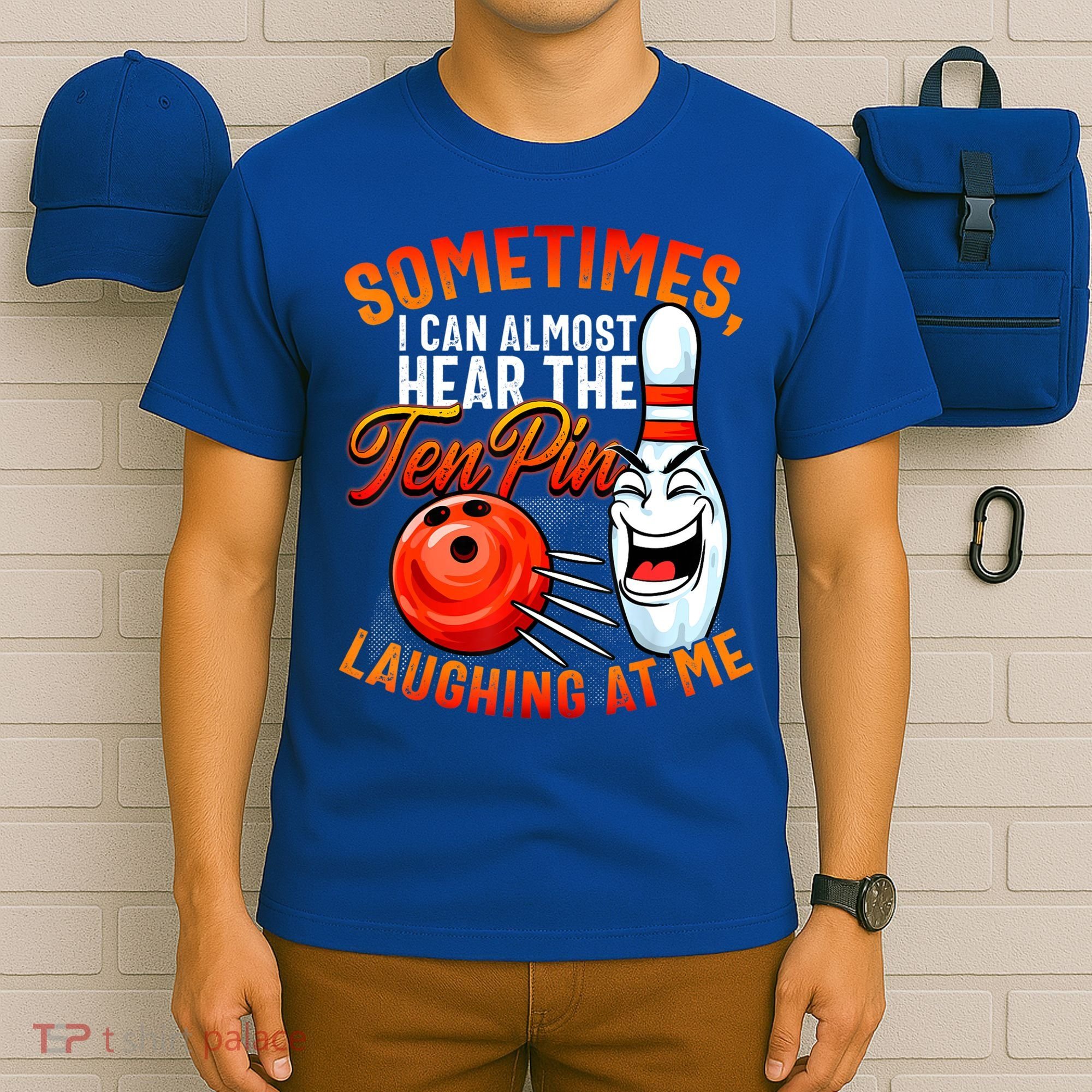 Funny Bowling , Bowler Tee, Tenpin Bowling, Ten Pin T-Shirt