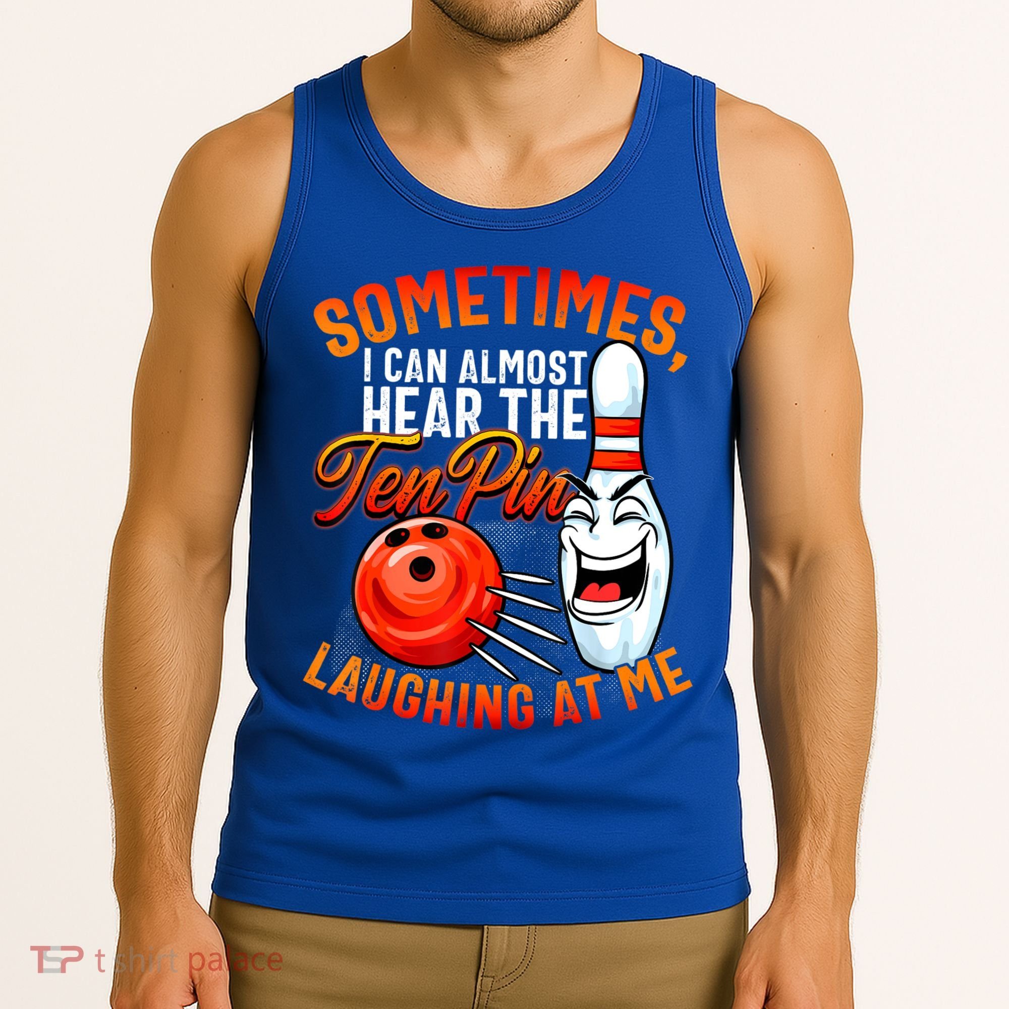 Funny Bowling , Bowler Tee, Tenpin Bowling, Ten Pin Tank Top