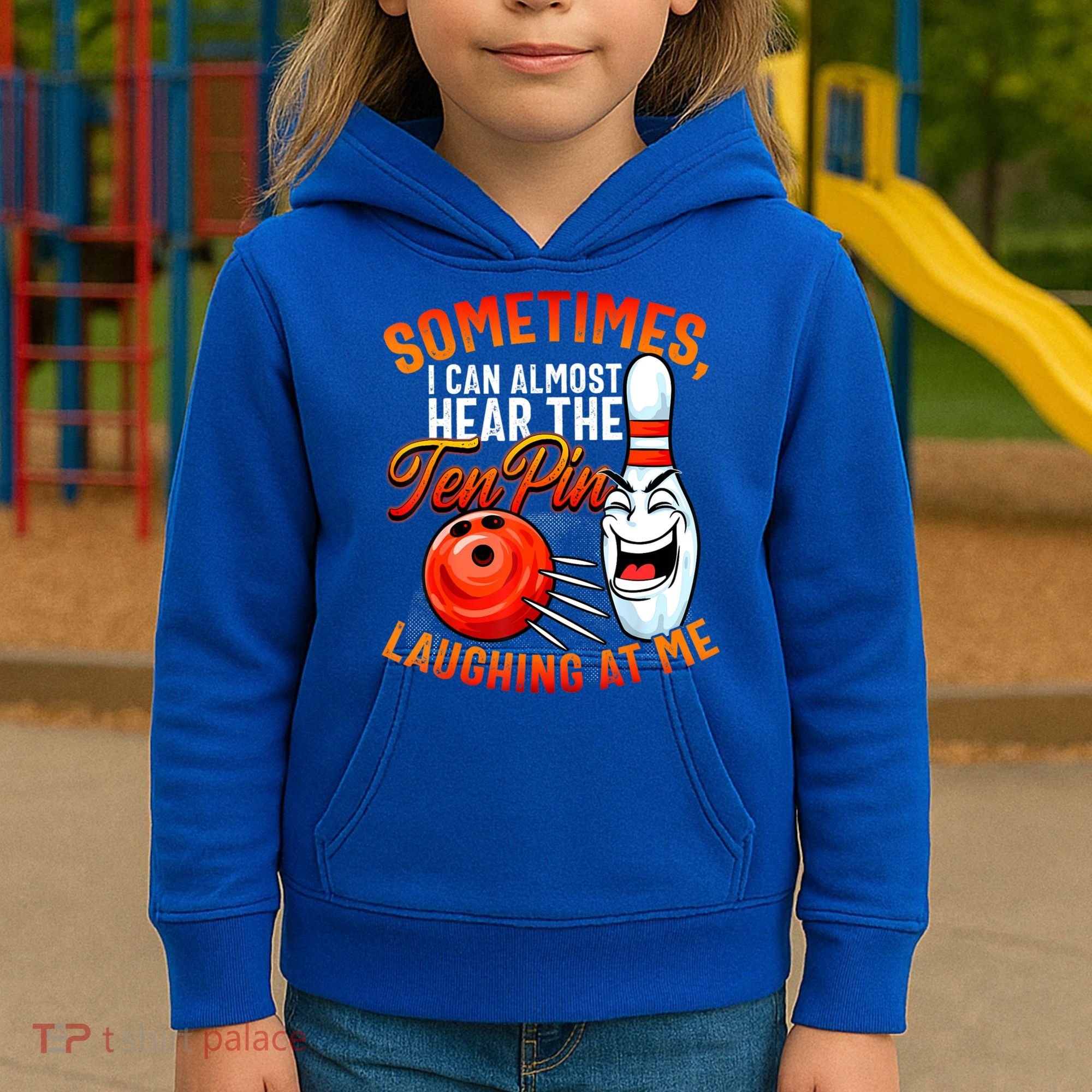 Funny Bowling , Bowler Tee, Tenpin Bowling, Ten Pin Kids Hoodie