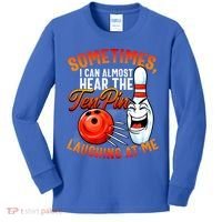 Funny Bowling , Bowler Tee, Tenpin Bowling, Ten Pin Kids Long Sleeve Shirt thumb 0