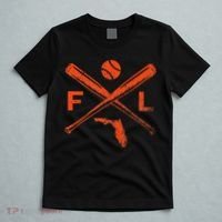 Florida Baseball Bats & Ball Classic Baseball Player Vintage T-Shirt thumb 5