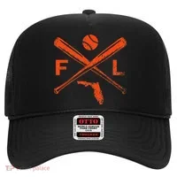 Florida Baseball Bats & Ball Classic Baseball Player Vintage Hat thumb 0