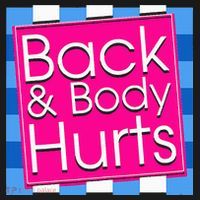 Funny Back Body Hurts Quote Exercise Workout Gym Women's Tank Top thumb 5