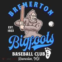 Funny Bigfoot Baseball Retro Minor League Baseball Team Women's Sweatshirt thumb 2