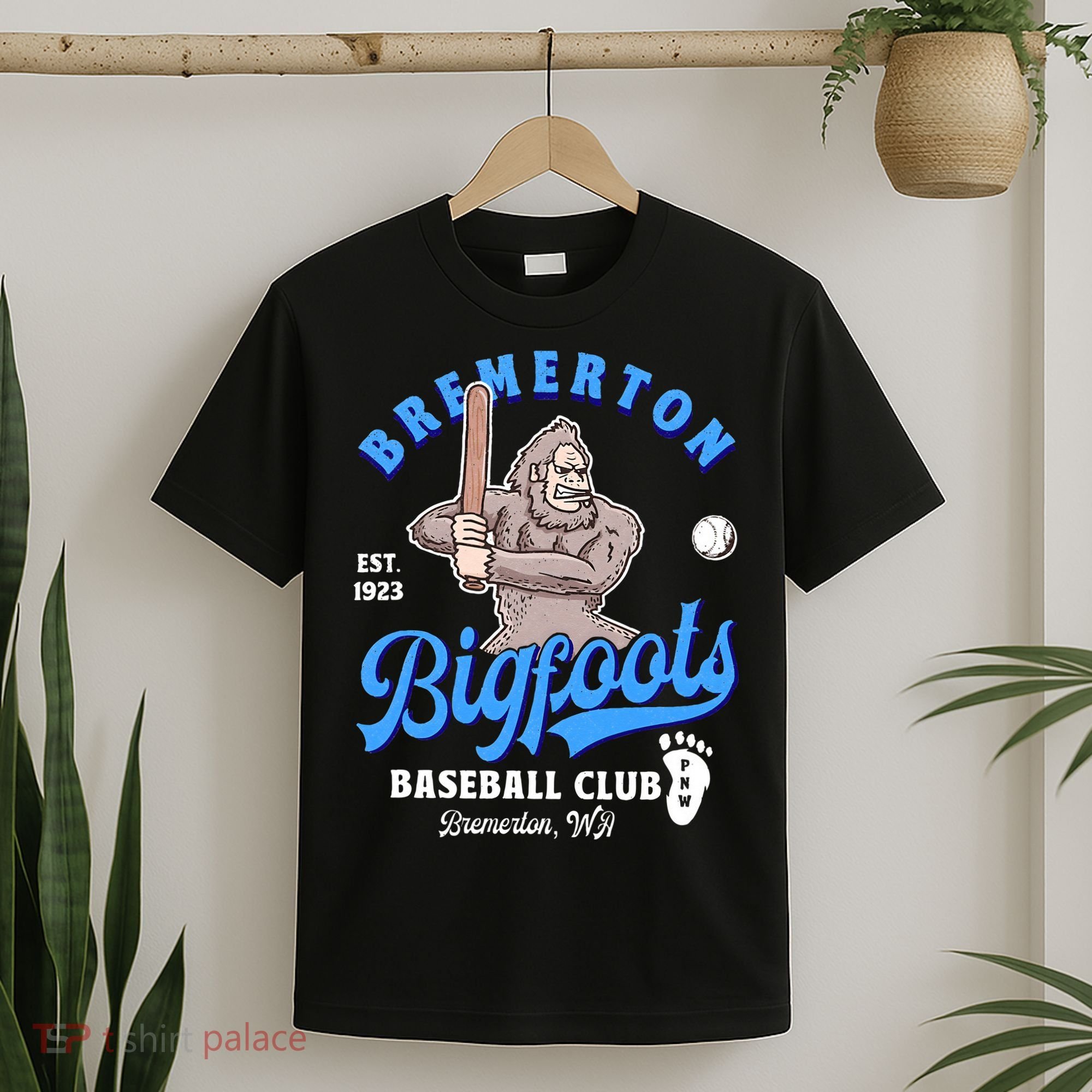 Funny Bigfoot Baseball Retro Minor League Baseball Team T-Shirt