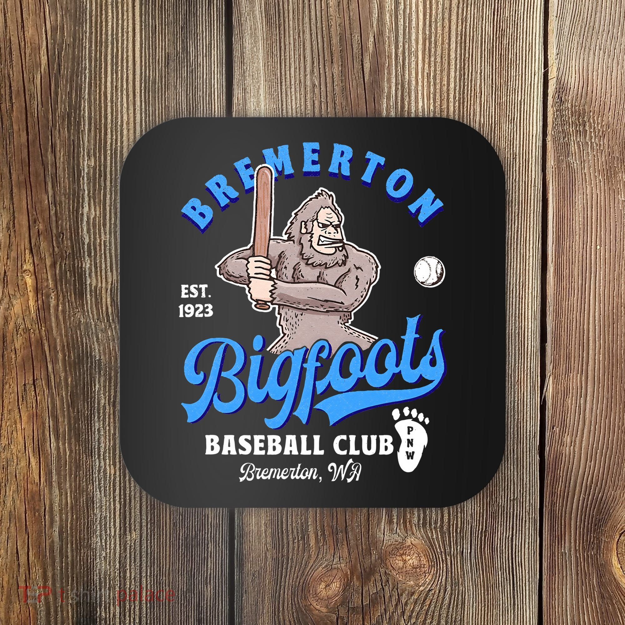 Funny Bigfoot Baseball Retro Minor League Baseball Team Coaster