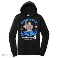 Funny Bigfoot Baseball Retro Minor League Baseball Team Women's Hoodie thumb 0