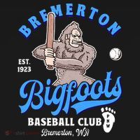 Funny Bigfoot Baseball Retro Minor League Baseball Team Women's Hoodie thumb 2