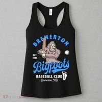 Funny Bigfoot Baseball Retro Minor League Baseball Team Women's Tank Top thumb 3