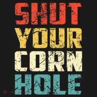 Funny Bean Bag Toss Cookout Retro Shut Your Cornhole Women's Tank Top thumb 5
