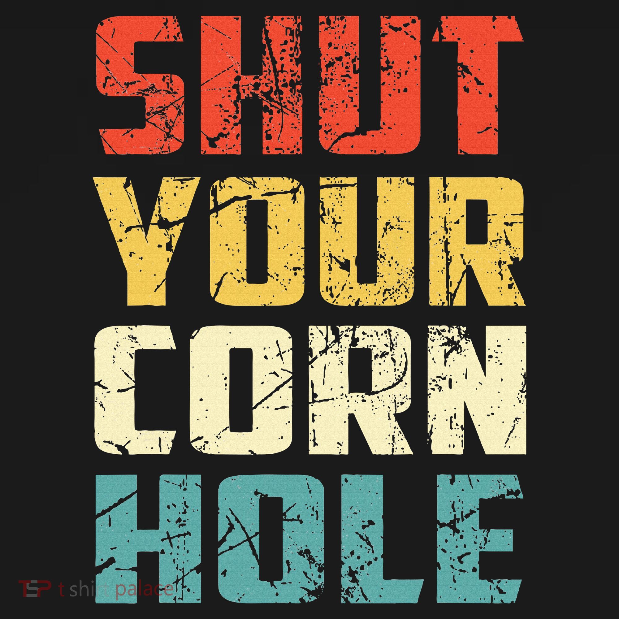 Funny Bean Bag Toss Cookout Retro Shut Your Cornhole Women's T-Shirt