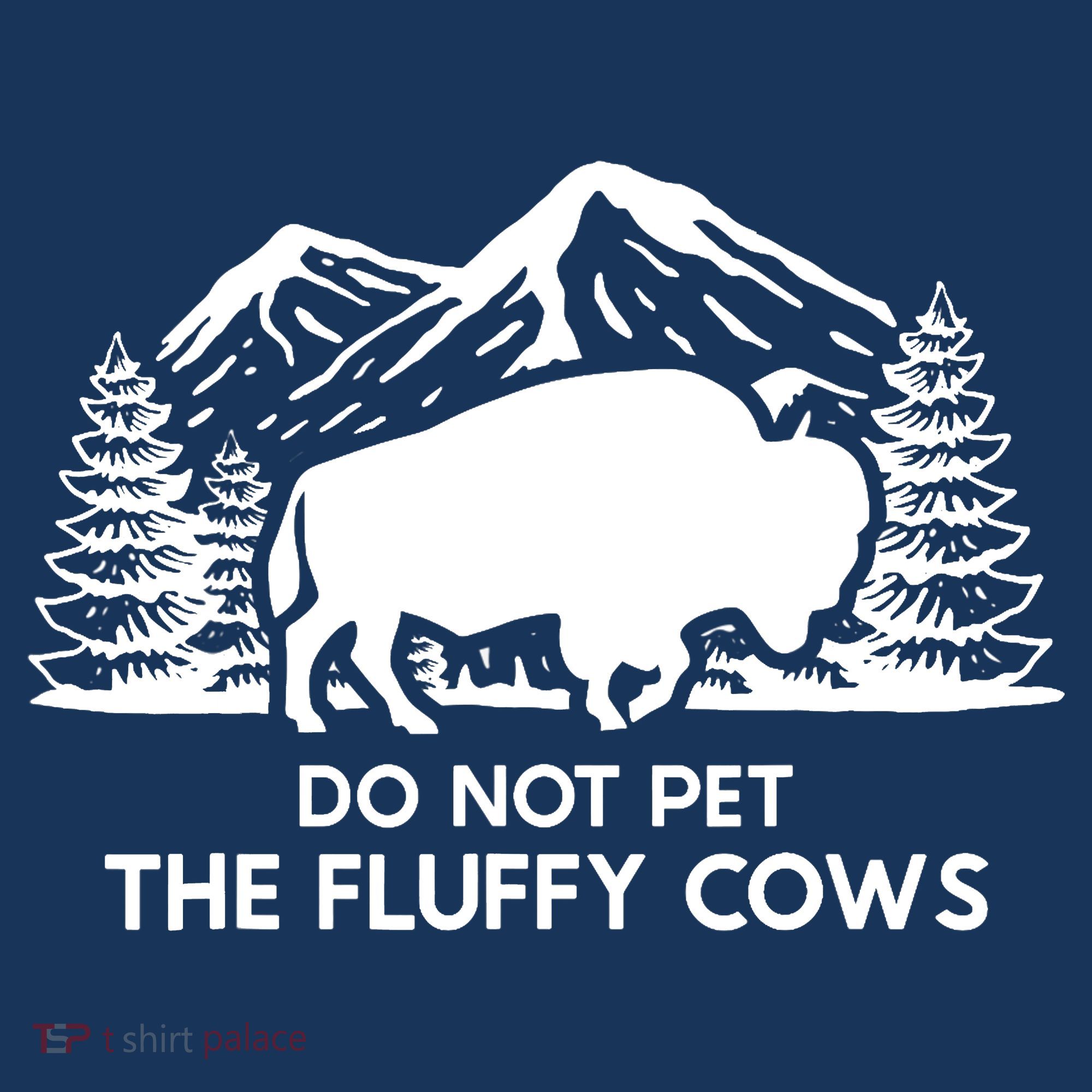 Funny Buffalo Bison Do Not Pet The Fluffy Cow Baby Bodysuit