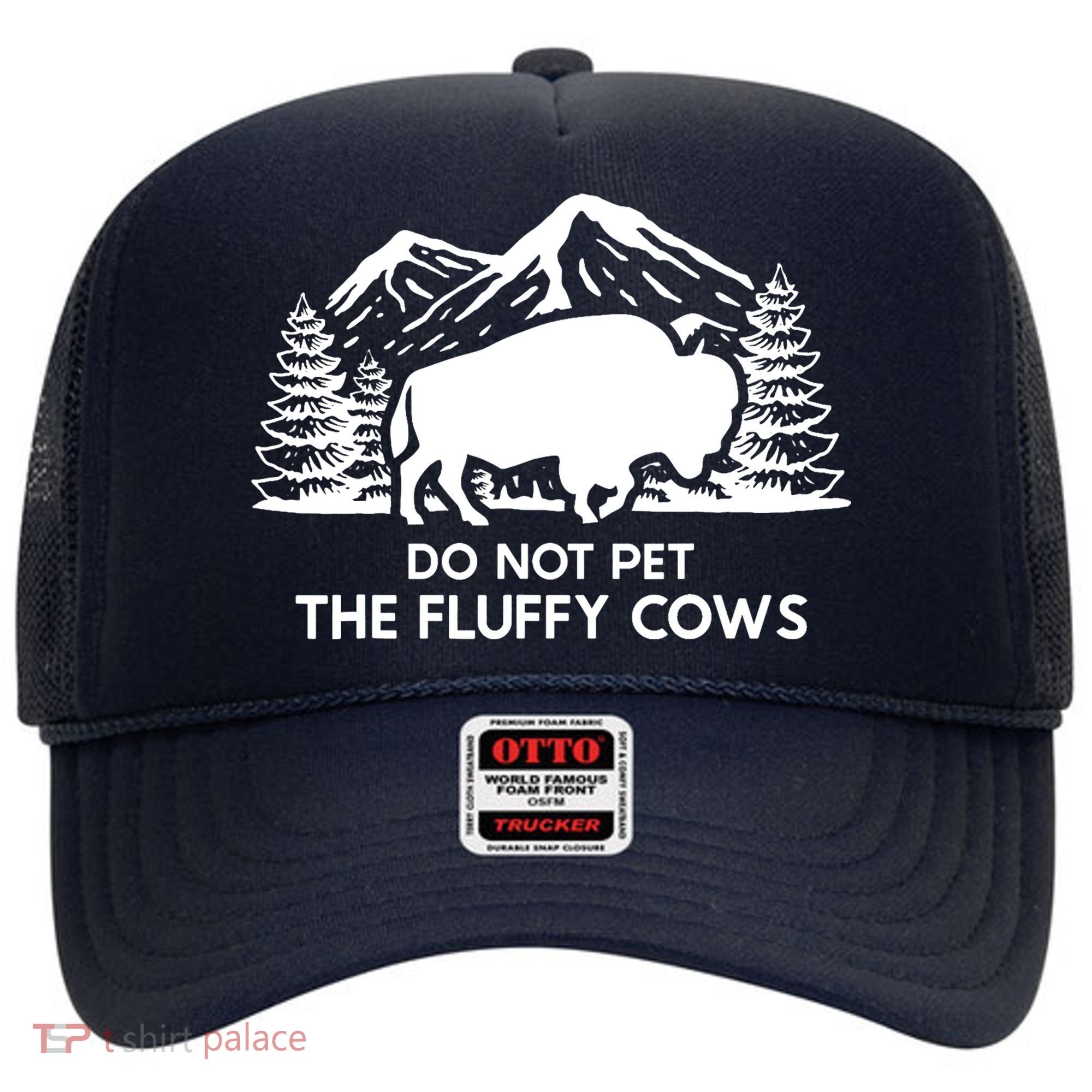 Funny Buffalo Bison Do Not Pet The Fluffy Cow Hat