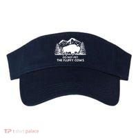 Funny Buffalo Bison Do Not Pet The Fluffy Cow Visor thumb 0