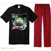 Funny Bass Bite Me Fishing Lures Pajama Set thumb 0