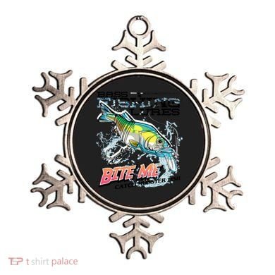 Funny Bass Bite Me Fishing Lures Ornament