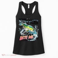 Funny Bass Bite Me Fishing Lures Women's Tank Top thumb 0