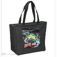 Funny Bass Bite Me Fishing Lures Tote Bag thumb 2