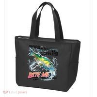 Funny Bass Bite Me Fishing Lures Tote Bag thumb 3
