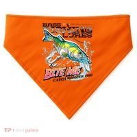 Funny Bass Bite Me Fishing Lures USA-Made Doggie Bandana thumb 0
