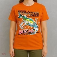 Funny Bass Bite Me Fishing Lures T-Shirt thumb 4