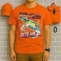 Funny Bass Bite Me Fishing Lures T-Shirt thumb 6