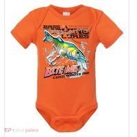 Funny Bass Bite Me Fishing Lures Baby Bodysuit thumb 0