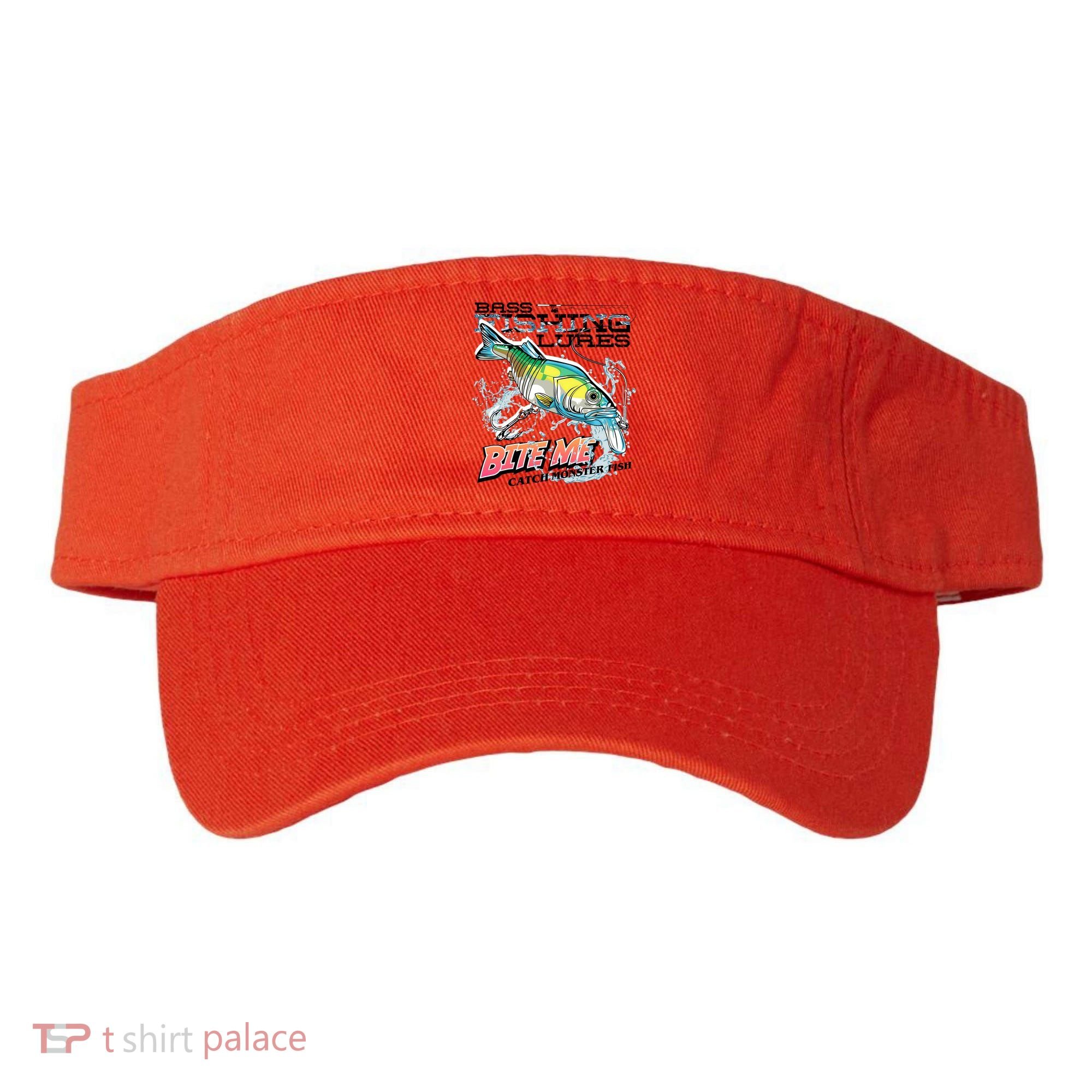 Funny Bass Bite Me Fishing Lures Visor