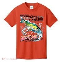 Funny Bass Bite Me Fishing Lures Kids T-Shirt thumb 0