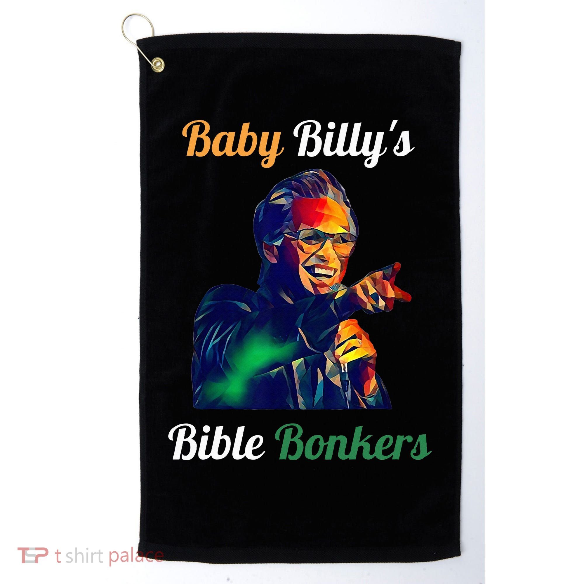 Funny Baby Billys Bible Bonker Golf Towel