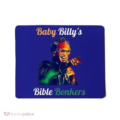 Funny Baby Billys Bible Bonker Mousepad