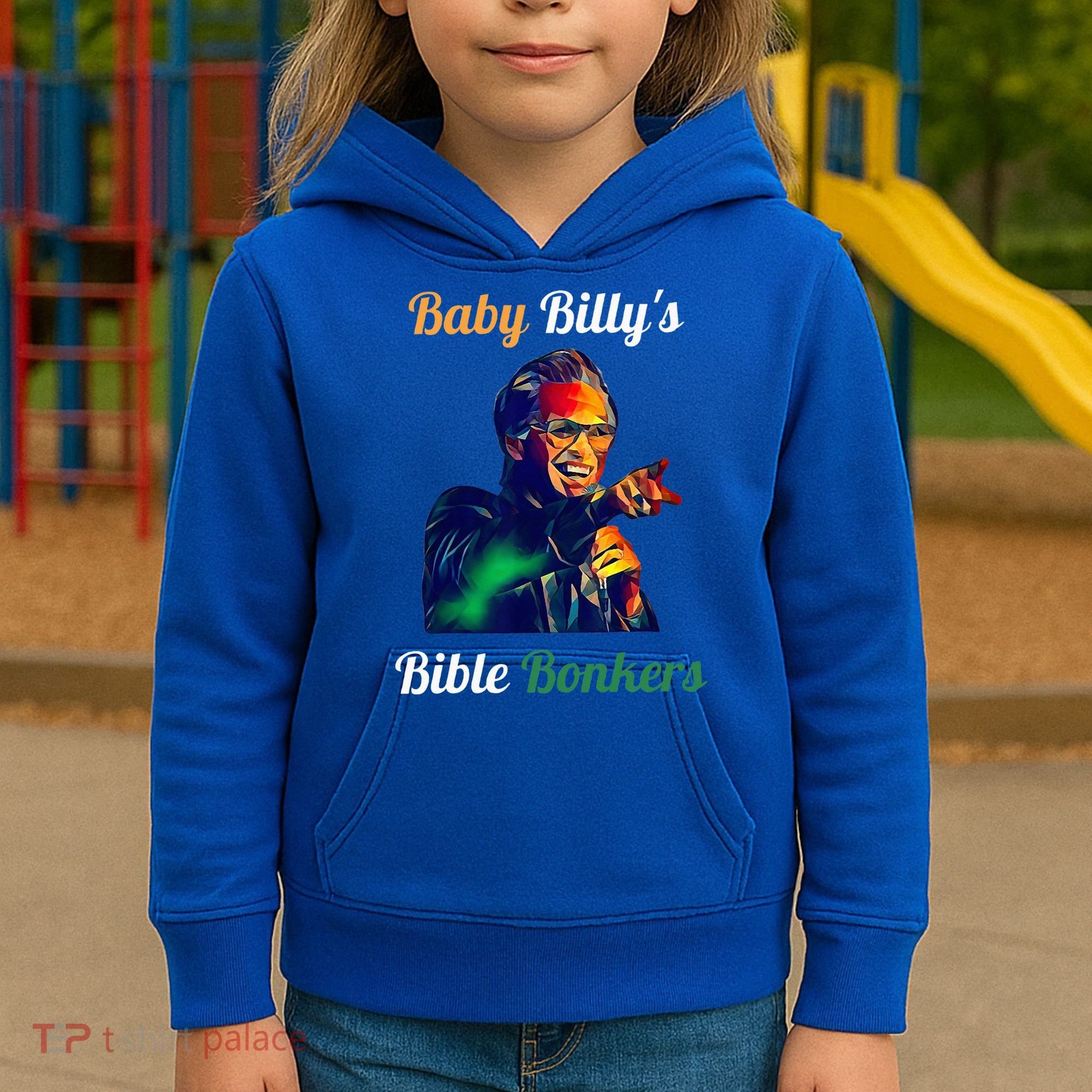 Funny Baby Billys Bible Bonker Kids Hoodie