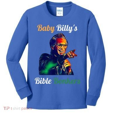 Funny Baby Billys Bible Bonker Kids Long Sleeve Shirt