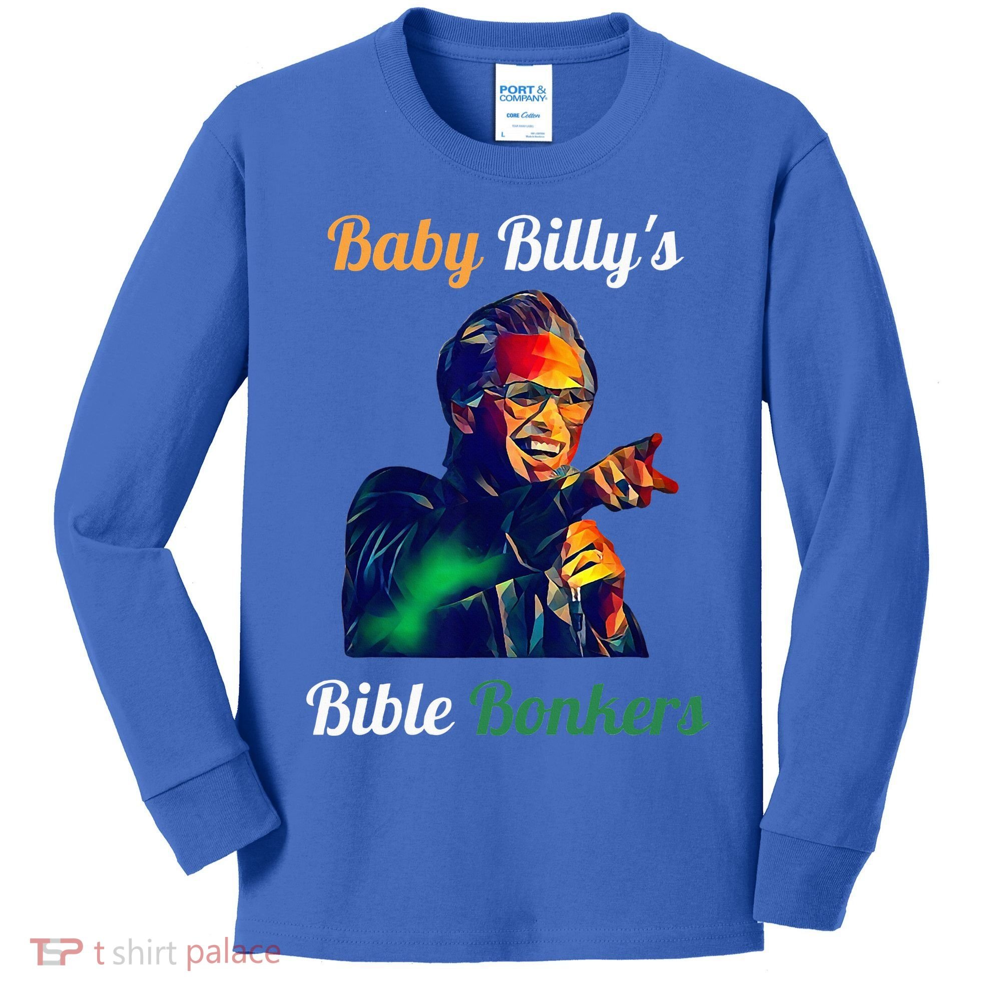 Funny Baby Billys Bible Bonker Kids Long Sleeve Shirt