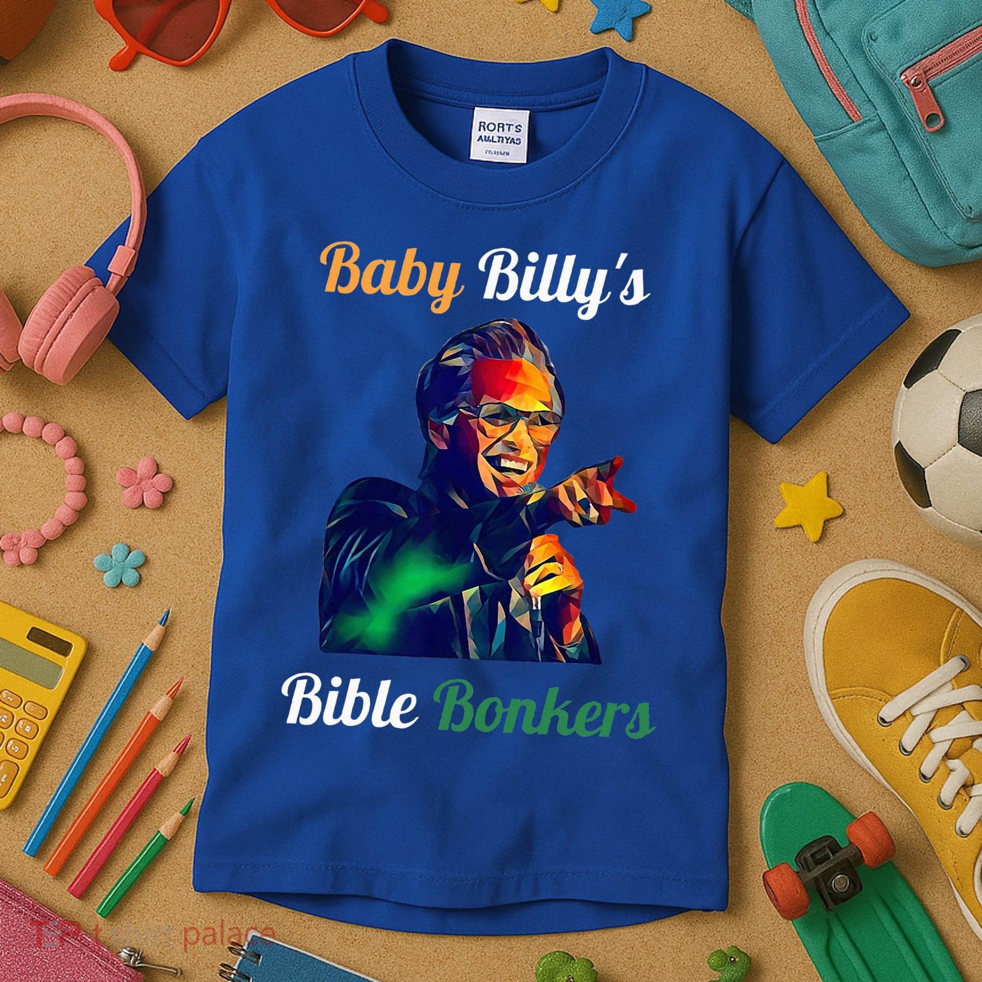 Funny Baby Billys Bible Bonker Kids T-Shirt