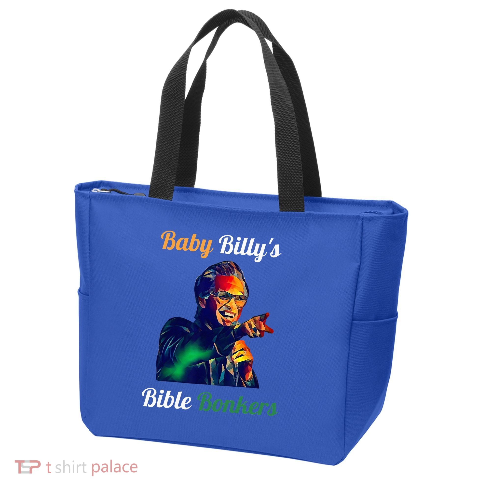 Funny Baby Billys Bible Bonker Tote Bag