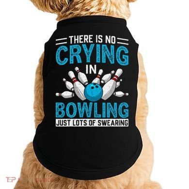 Funny Bowling Bowlers And Bowling Fan Doggie Tank