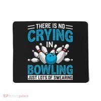 Funny Bowling Bowlers And Bowling Fan Mousepad thumb 0