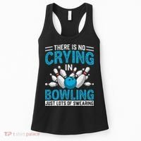 Funny Bowling Bowlers And Bowling Fan Women's Tank Top thumb 0