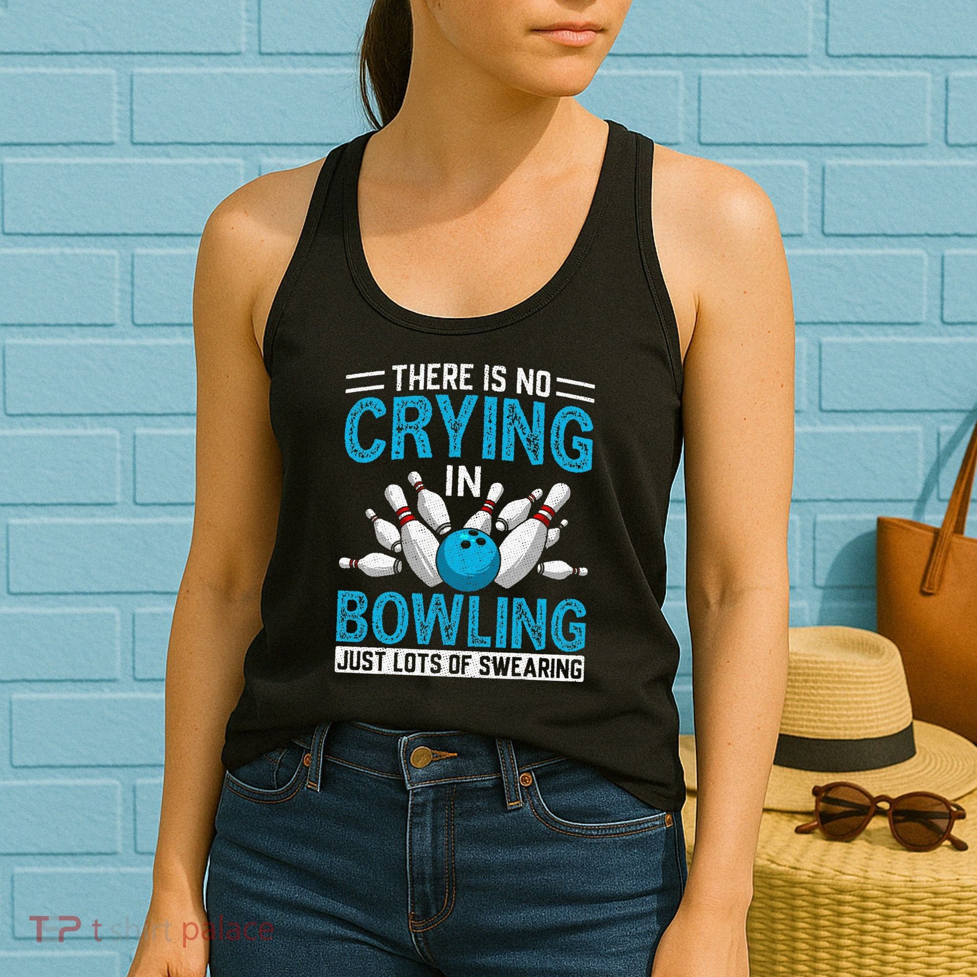 Funny Bowling Bowlers And Bowling Fan Women's Tank Top