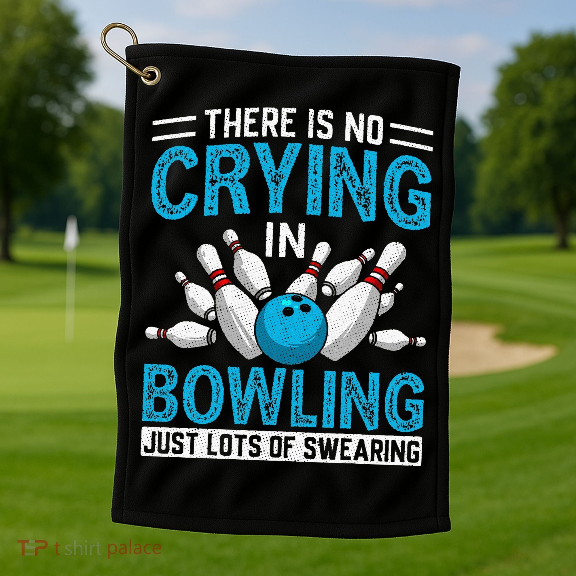 Funny Bowling Bowlers And Bowling Fan Golf Towel