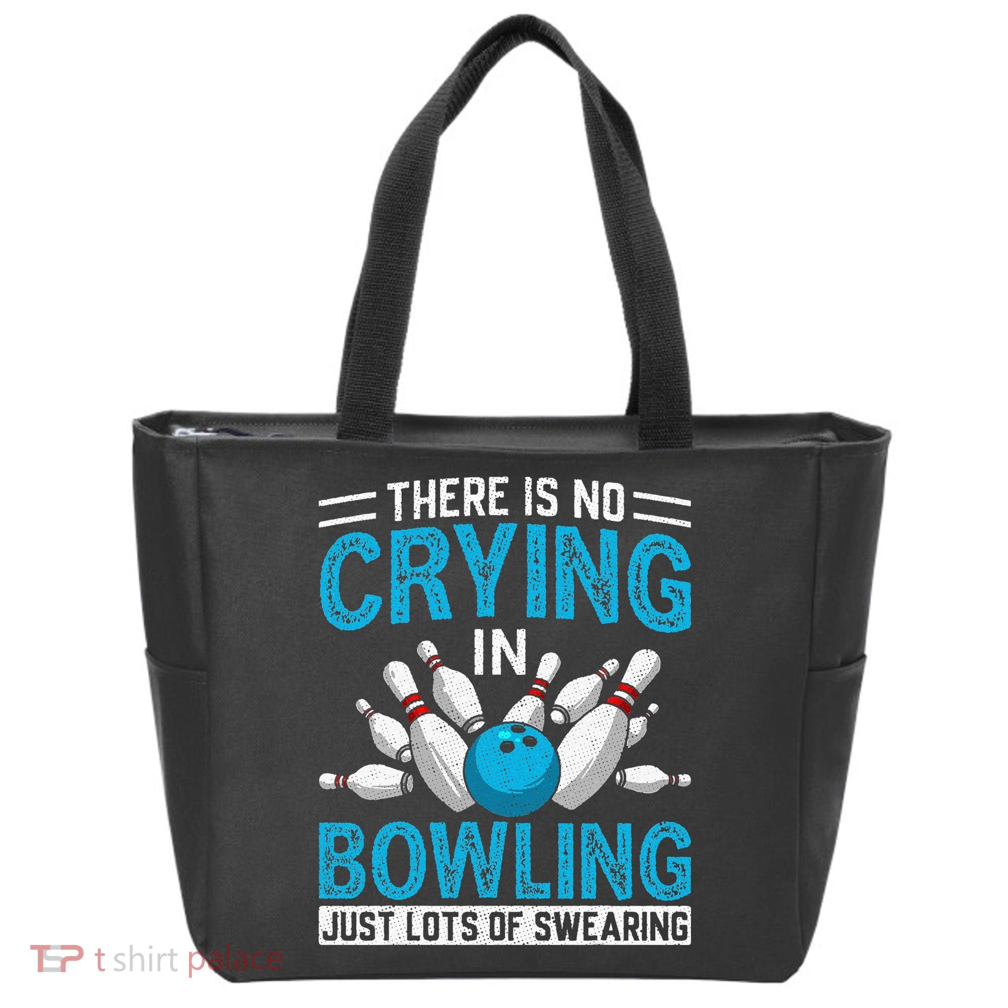 Funny Bowling Bowlers And Bowling Fan Tote Bag