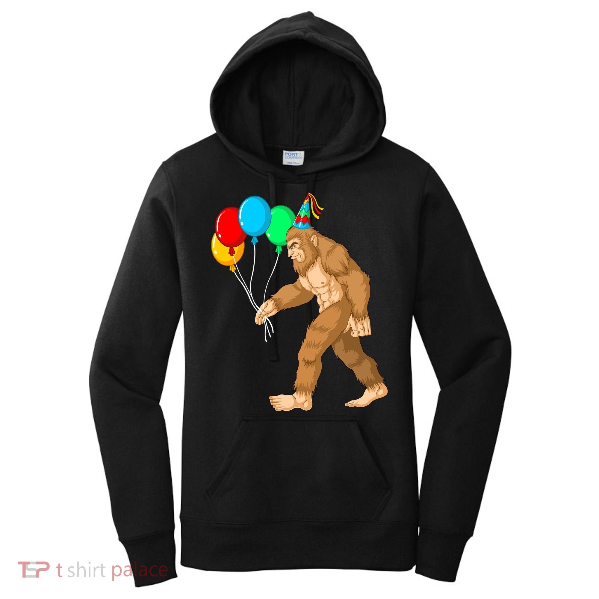 Funny Bigfoot Birthday 1 Women's Hoodie
