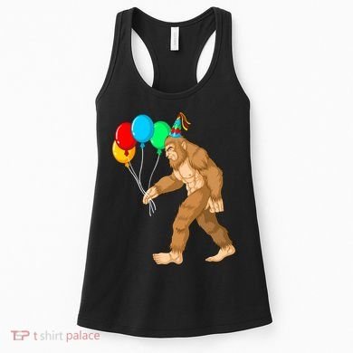 Funny Bigfoot Birthday 1 Women's Tank Top