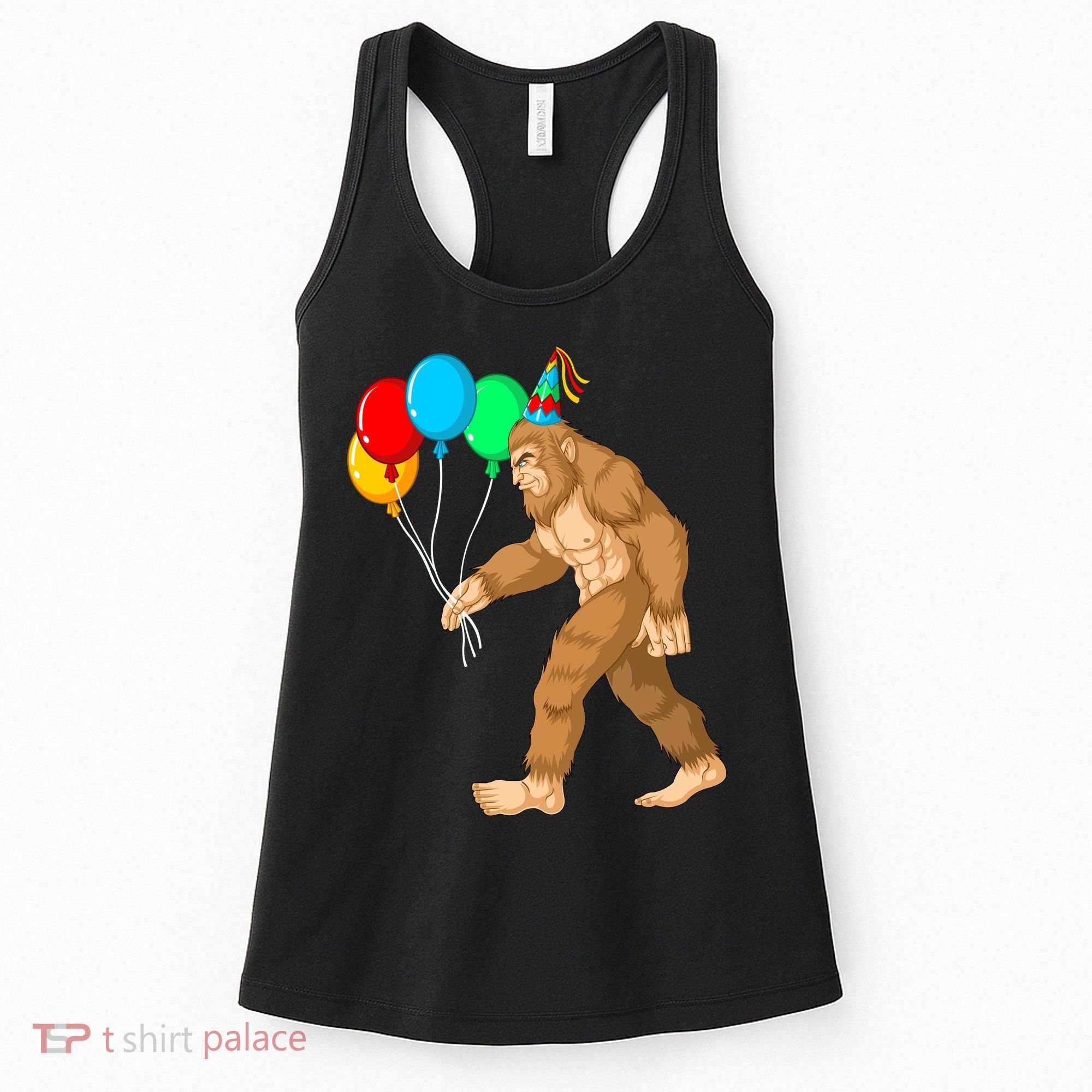 Funny Bigfoot Birthday 1 Women's Tank Top