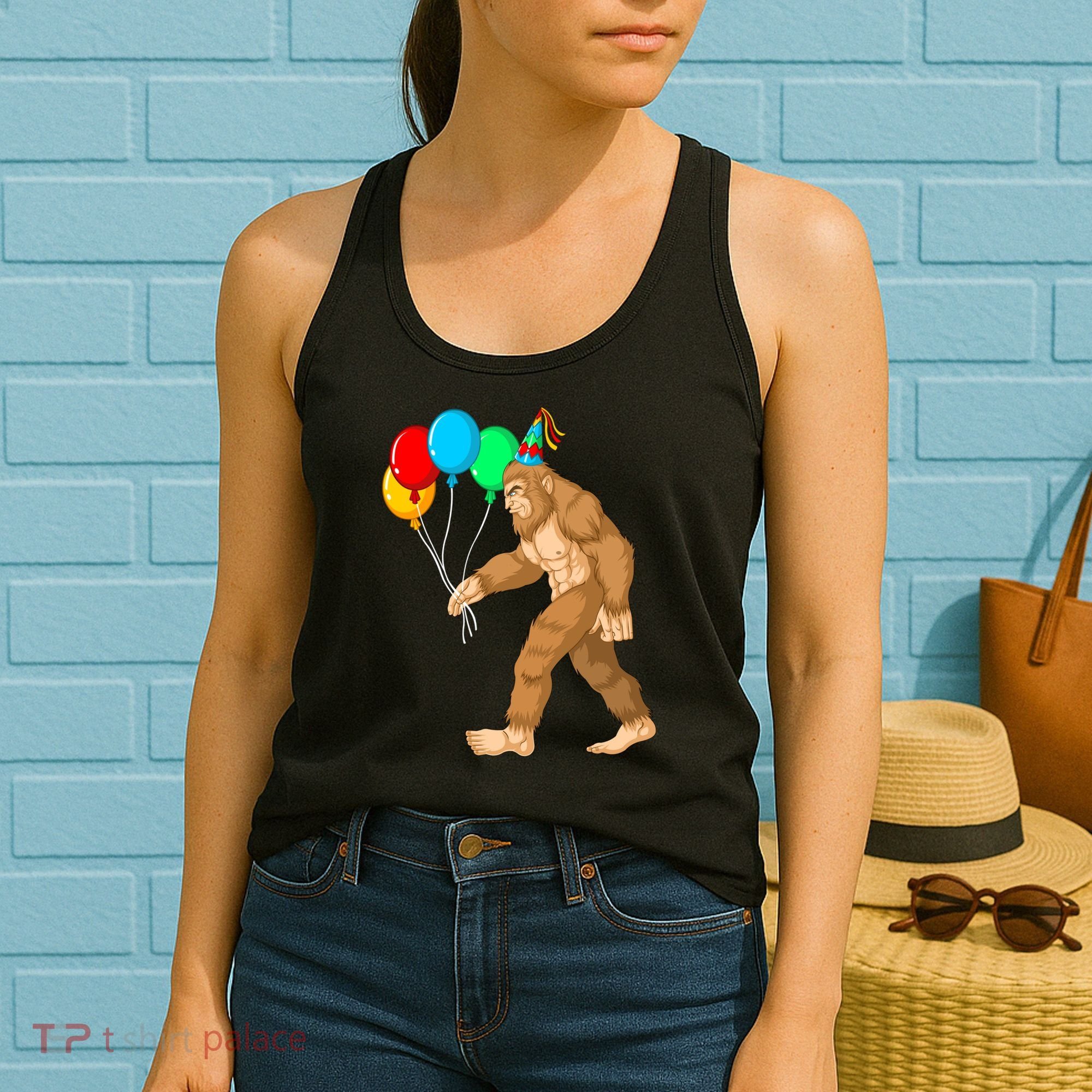 Funny Bigfoot Birthday 1 Women's Tank Top